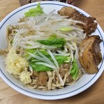 ラーメン二郎 - SH豚入脂蕎麦（BP塩油）　750円