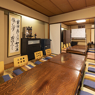 Banquet possible for up to 20 people! A Japanese space that can be enjoyed by individuals and families alike.