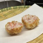 天ぷら はせ川 - 蟹の天ぷら