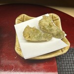 天ぷら はせ川 - 蕗のとうです、春が待ち遠しい…