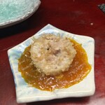 天ぷら はせ川 - マグロの天ぷら