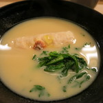 京料理かねき - ふぐの白子　白味噌椀