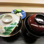 京料理かねき - ご飯茶碗は永楽