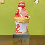 川東クレープ - さぬきいちご姫❤️ハートのクッキー可愛い( *´꒳`*)✨