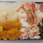 Hizen - 北海弁当(2000円、本来税別ですが、おまけしてくれました)