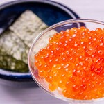 Salmon roe cocktail Sushi