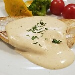 キッチン ブルー グローブ - 正面から、