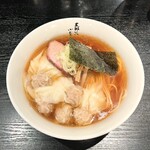 支那ソバ　小むろ - チャーシューワンタン麺（ワンタン5個入り）