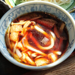 Ajian - うどんはきのこ汁を選択