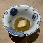 鮨 利﨑 - 鮑の肝ソース和え