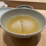 鮨 めい乃 - ◉虎河豚 白子梅茶椀蒸し