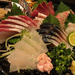 魚んと - 【再訪8】お刺身盛り合わせ　７点盛ハーフ
