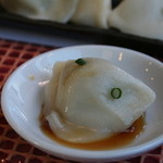 麺や しし丸。 - ゆず風味のタレで頂きます。