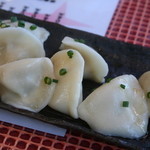 麺や しし丸。 - 水餃子です。もっちりした皮の食感良し!!