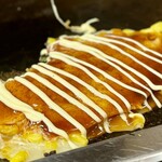 Okonomiyaki Hiranoya - 鉄板焼兄弟 ちーずななこ（¥500）