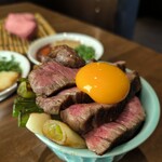 焼肉 肉萬 - 神ブリアンTKGネギも最高