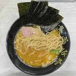 Noumitsu Tonkotsu Fuku Hara - 平打ちストレート太麺