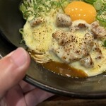 さんや - ちーずカレーまぜそば2辛細麺