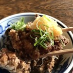 常衛門食堂 - 鶏からおろしポン酢定食¥1150 あっさりしていてもたれない美味い