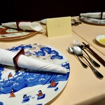 シェ フルール 横濱 - テーブルセッティング