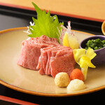 Sukiyaki Kappou Katou - 牛冷しゃぶ造り 1,650円