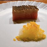 明寂 - メジマグロの藁炙り