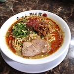 自家製麺 ら～めん かり屋 - 濃厚煮干しカレー担々麺