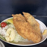 スエヒロ飯店 - アジフライ