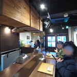 NIBOSHI MANIA - カウンター席