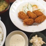 浜乃家 - カキフライ定食