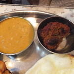 南印度ダイニング - 豆カレーとタンドーリチキン