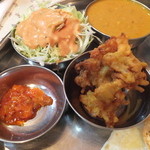 南印度ダイニング - サラダ・パコラ・アチャール