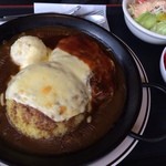 シーサイドラルゴ - ハンバーグチーズかけ焼きカレー