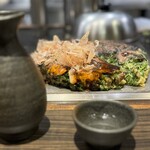 たぴおか食堂 - お好み焼きに日本酒が最近の「翌日後悔ペア」 ( ≖ᴗ≖​)ﾆﾔｯ　　　でも美味しいんやもん