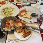 アクア・サンタ - 慌てて食べたからテーブルめちゃくちゃに