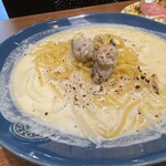 Italian Kitchen VANSAN - 牡蠣のクラムチャウダーパスタは、クリームパスタより食べやすく、美味しかった