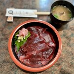 しほう田 - まぐろ丼ランチ…1100円(税込)※2024年より1300円(税込)