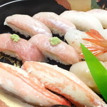 札幌市場めし　まるさん亭 - おまかせ　２人前で５０００円のアップ　【　２０１３年１２月　】