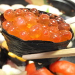 札幌市場めし　まるさん亭 - おまかせ　２人前で５０００円　いくら　【　２０１３年１２月　】