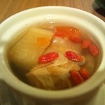 中国薬膳料理 星福 - ランチの薬膳スープ、暖まります。
