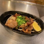 Okonomiyaki Mitchan Sohonten - 和牛コウネ鉄板焼き
