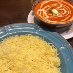 HUNZA - スペシャルバターチキンカレー、サフランライス