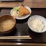 Umai Sakana Ga Tabetakute - 「トッピング：アジフライ」「ご飯・味噌汁（おかわり自由）」