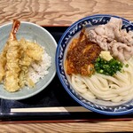 難波千日前 釜たけうどん - キムラ君＋天丼