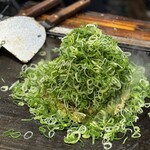 たぴおか食堂 - 上から見た ネギ盛りΣ(ﾟ∀ﾟﾉ)ﾉ