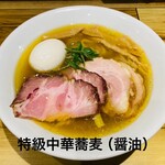 土浦麺処 龍乃舞 - 料理写真:「特級中華蕎麦（醤油）」1,150円税込み♫