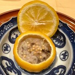 銀座 しのはら - ゆず釜　ナマコ粥