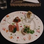 GATTA NERA - コース「チェーナ」の前菜　2013年12月