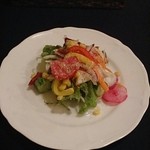 GATTA NERA - コース「チェーナ」のサラダ2013年12月