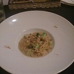 GATTA NERA - コース「チェーナ」のパスタセイコガにのクリームパスタ